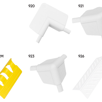 Trim-Tex 350 Bullnose Molded Corners and Base Adapters