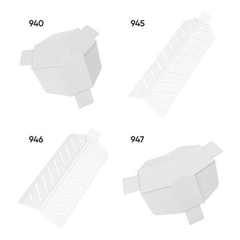 Trim-Tex Chamfer Molder Corners and Base Adapters