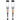 SURPRO SP2 Double Pole Quadlock Magnesium Stilts