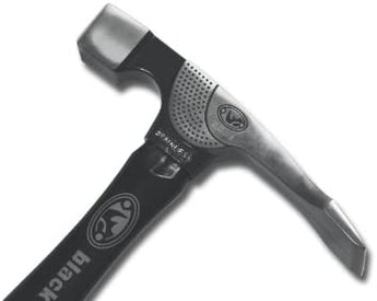 Black Rhino Stainless Steel Brick Layer Hammer