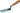 Marshalltown 5" x 1 1/2" Margin Trowel with Wood Handle