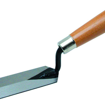 Marshalltown 5" x 1 1/2" Margin Trowel with Wood Handle