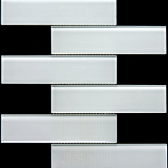 Glass Mosaic White Back-Splash Tile