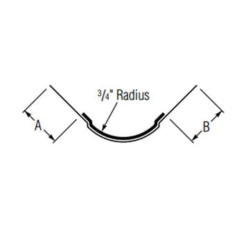 Beadex Paper/Metal Bullnose (Round) Outside 90° Corner Bead